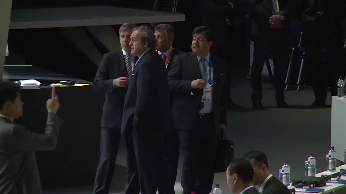 Switzerland: FIFA officials prepare to vote at 65th congress