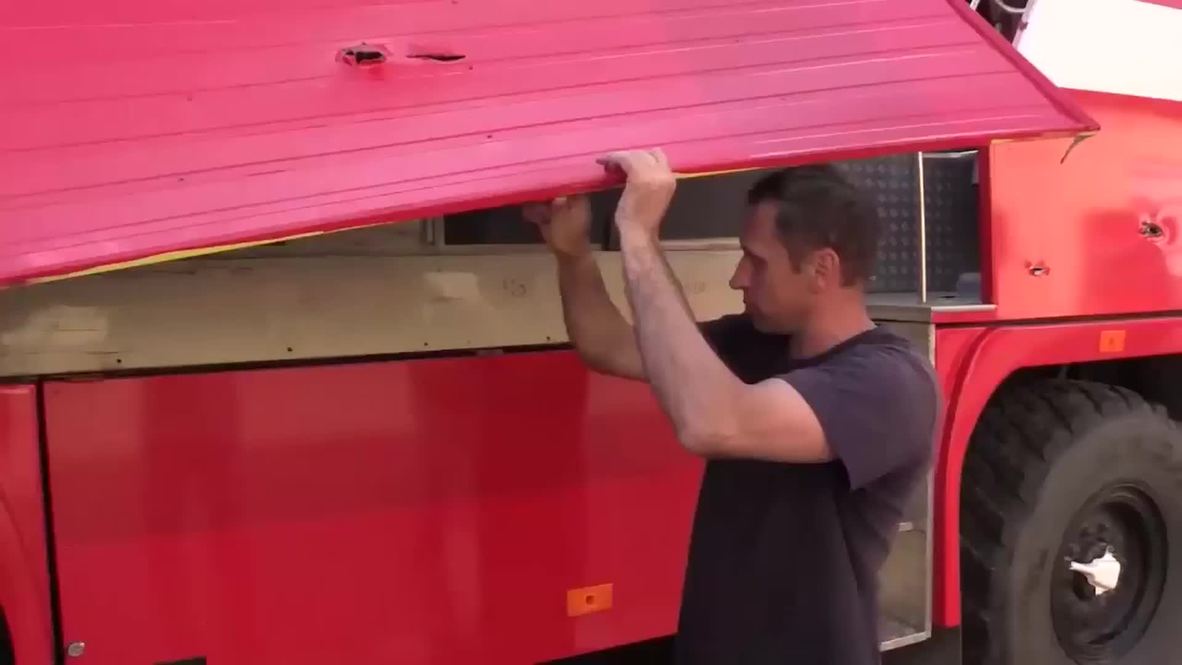 Ukraine: Donetsk fire station damaged after heavy shelling