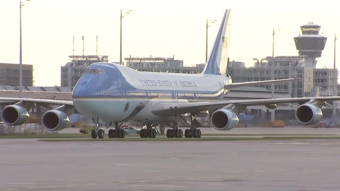 Germany: Obama lands for G7 summit in Bavaria