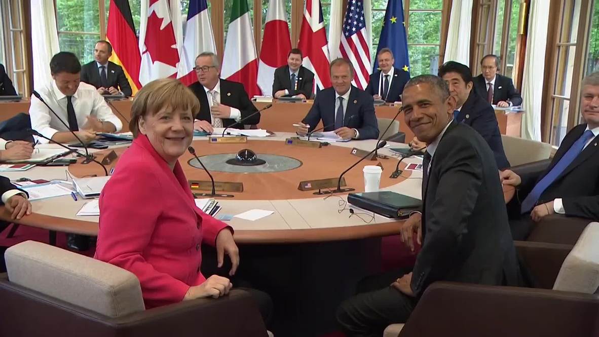 Germany: G7 leaders discuss climate change on final day of summit