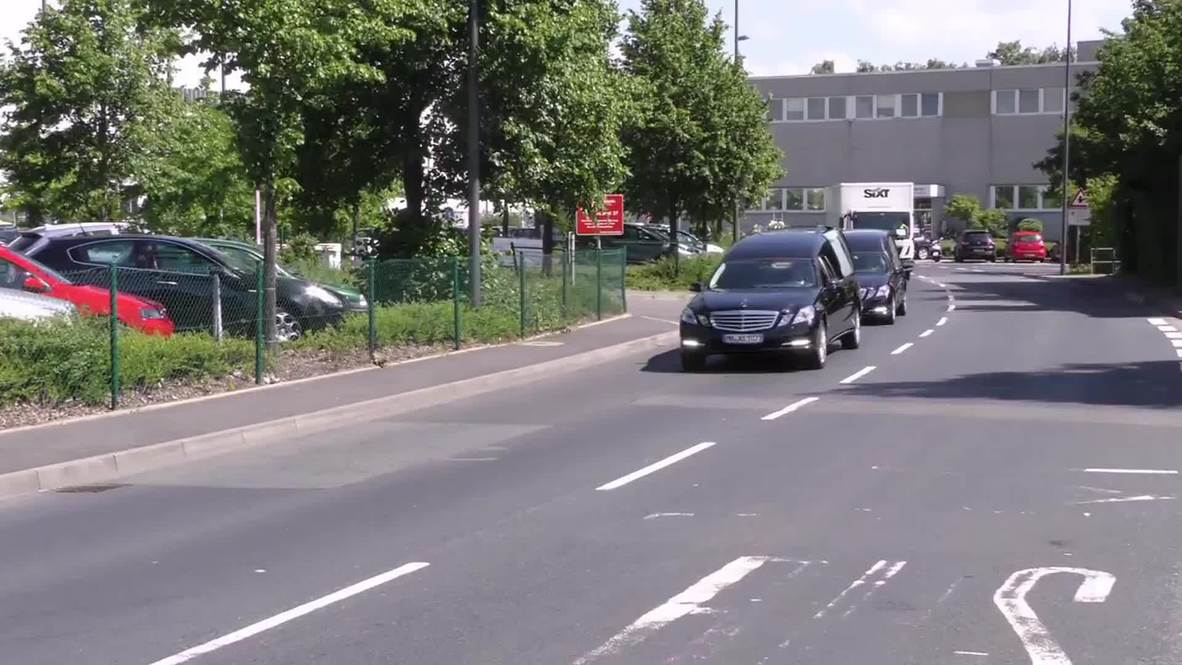 Germany: Hearses with Germanwings victims' bodies set off for memorial parade