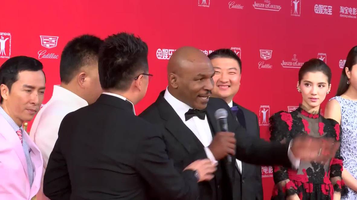 China: Jackie Chan, Mike Tyson hit red carpet for Shanghai International Film Festival