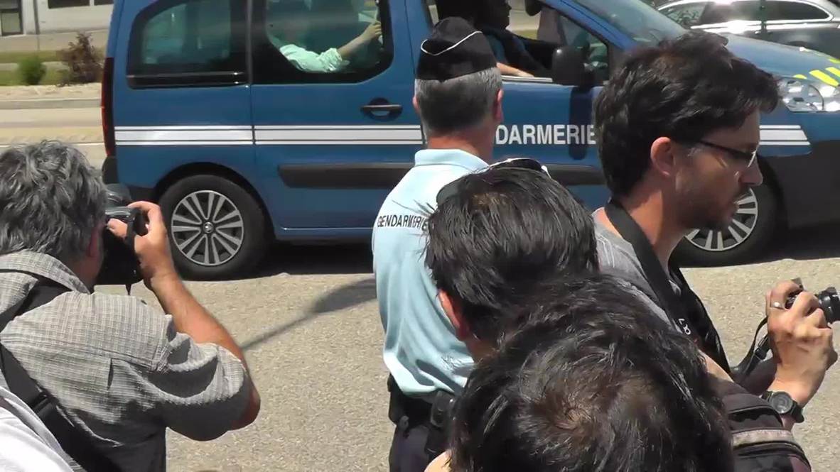 France: Interior Minister Cazeneuve speaks to press after factory attack