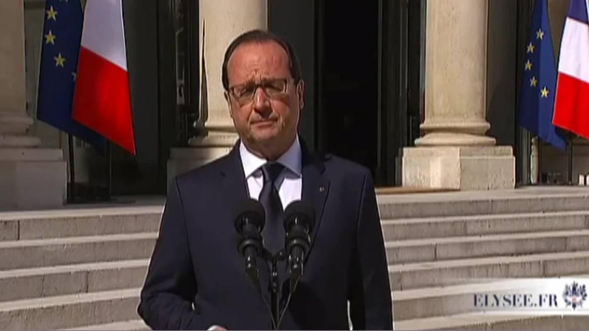 France: Greek referendum represents country's "sovereign choice" - Hollande