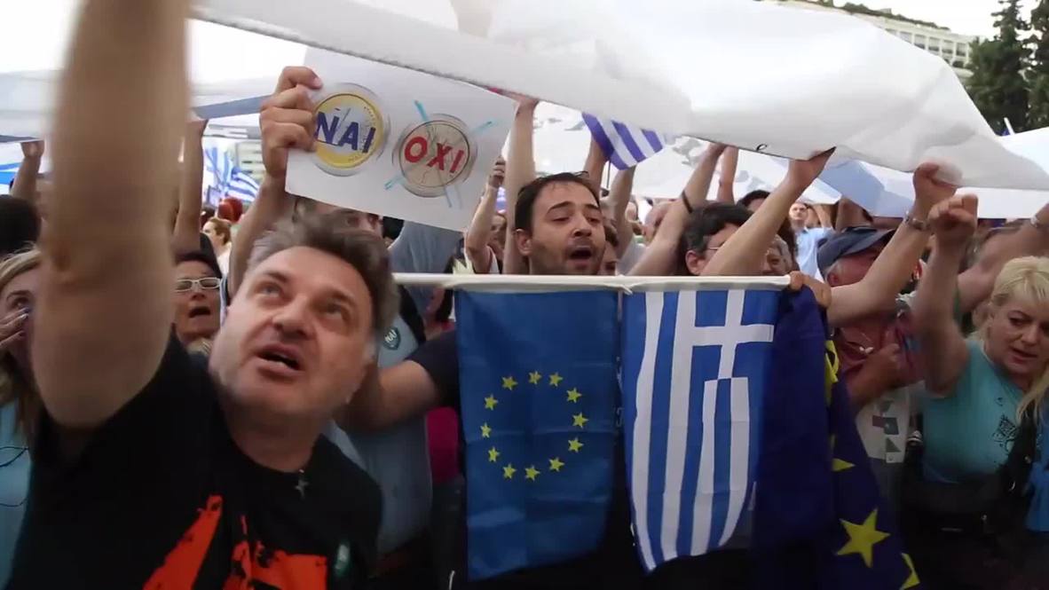 Greece: Thousands urge for "yes" vote on bailout referendum