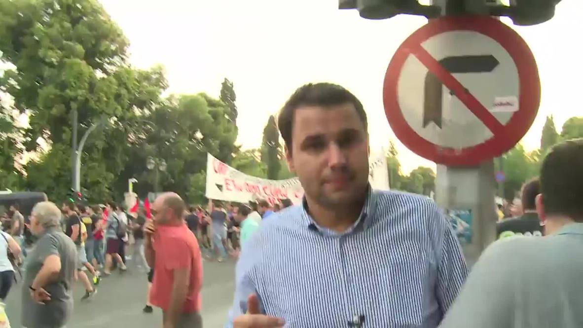 Greece: RT journalist tear-gassed during Athens anti-austerity protest