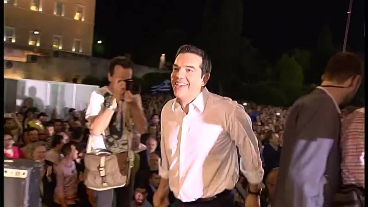 Greece: 'We have sent a message of dignity and pride' - Tsipras tells 'no' supporters