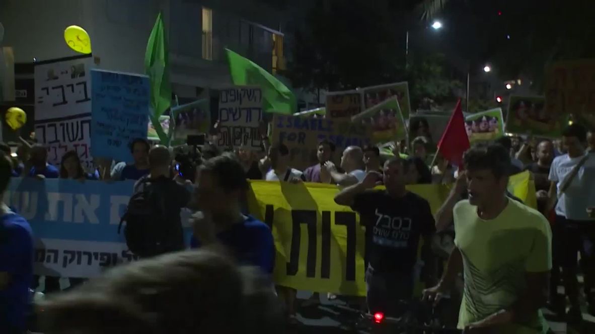Israel: Hundreds march against US-Israel gas deal in Tel Aviv