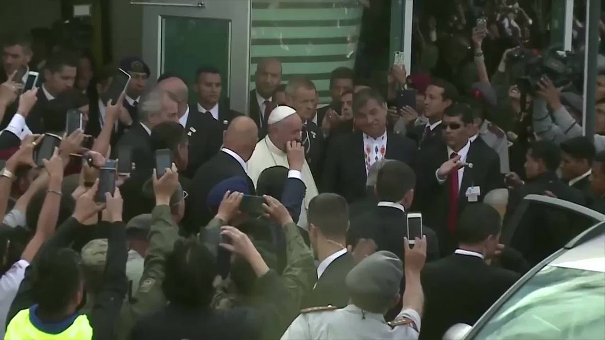 Ecuador: Pope kicks off three nation tour in Quito