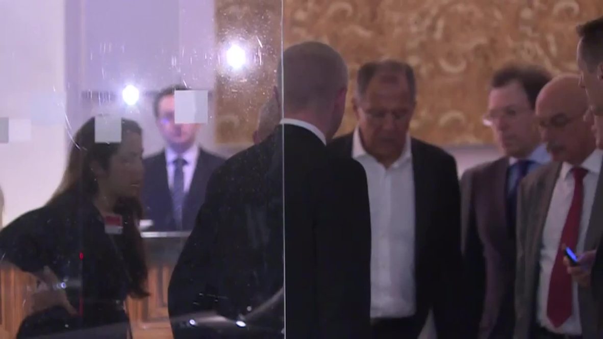 Austria: Lavrov departs Palais Coburg after late-night P5+1 talks