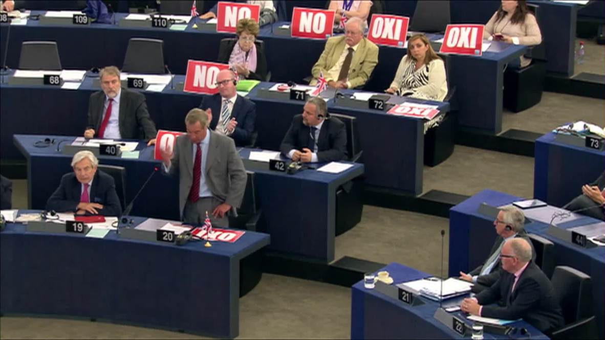 France: Greek crisis proves European project dying - Farage