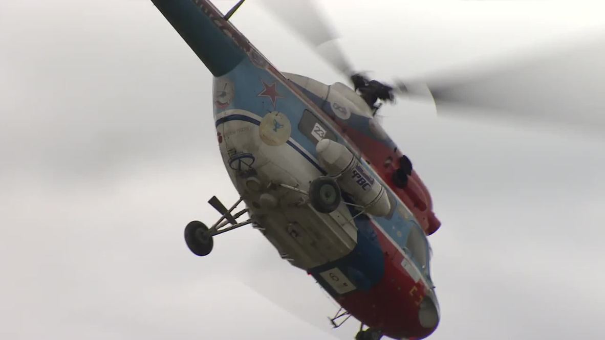Russia: See Russian national helicopter team perform mind-blowing stunts!