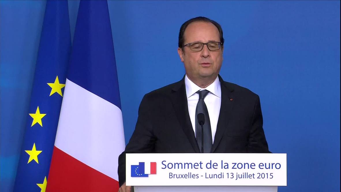 Belgium: Greek debt agreement a 'historical decision' - Hollande