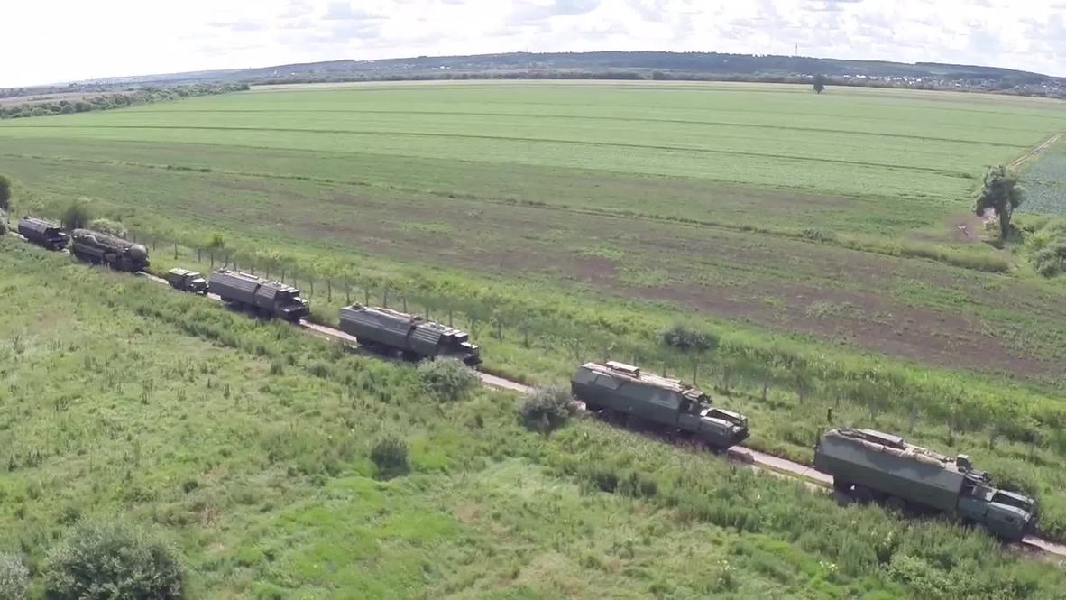 Russia: Drone captures Topol-M missile drills in Moscow region