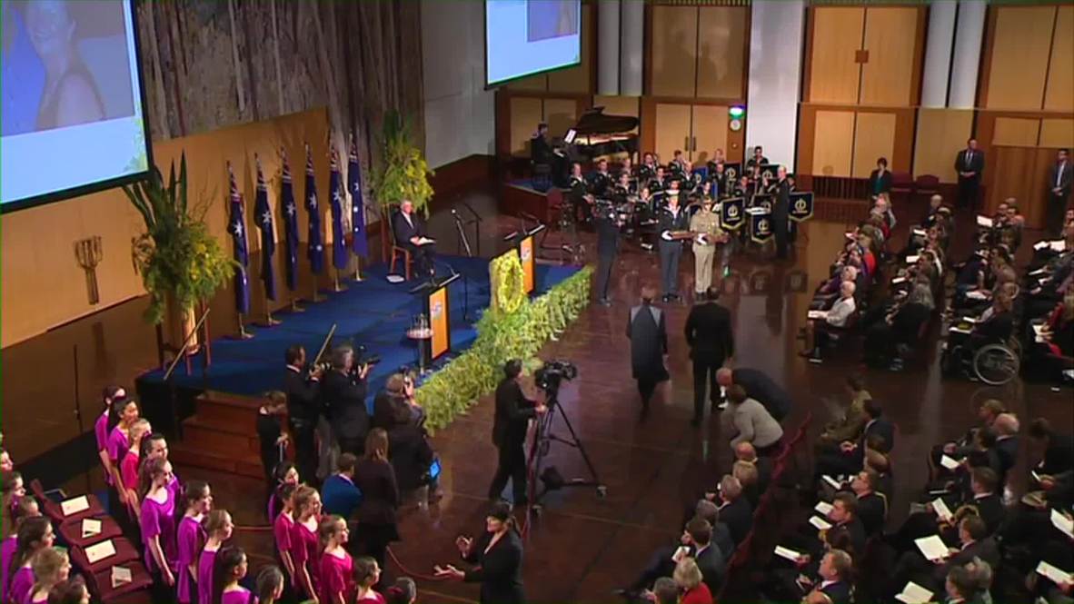 Australia: Memorial service held for MH17 victims on one-year anniversary