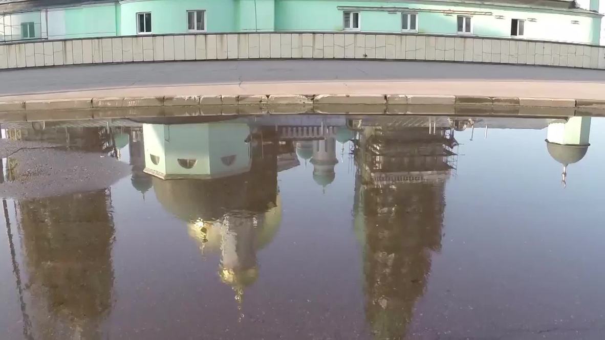 Russia: Drone captures massive Eid al-Fitr celebrations in Moscow