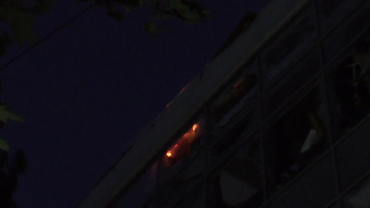 Ukraine: Fire rages after Donetsk shelling, residential homes battered