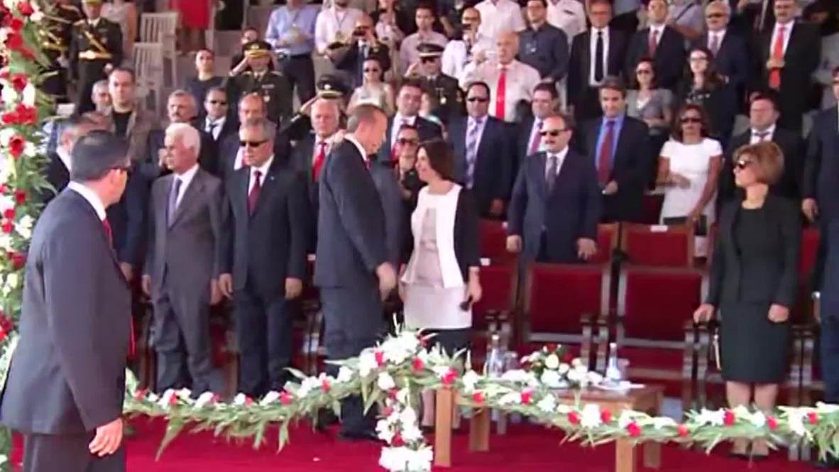 Cyprus: Erdogan meets Turkish Cypriot leader amid Suruc explosion chaos