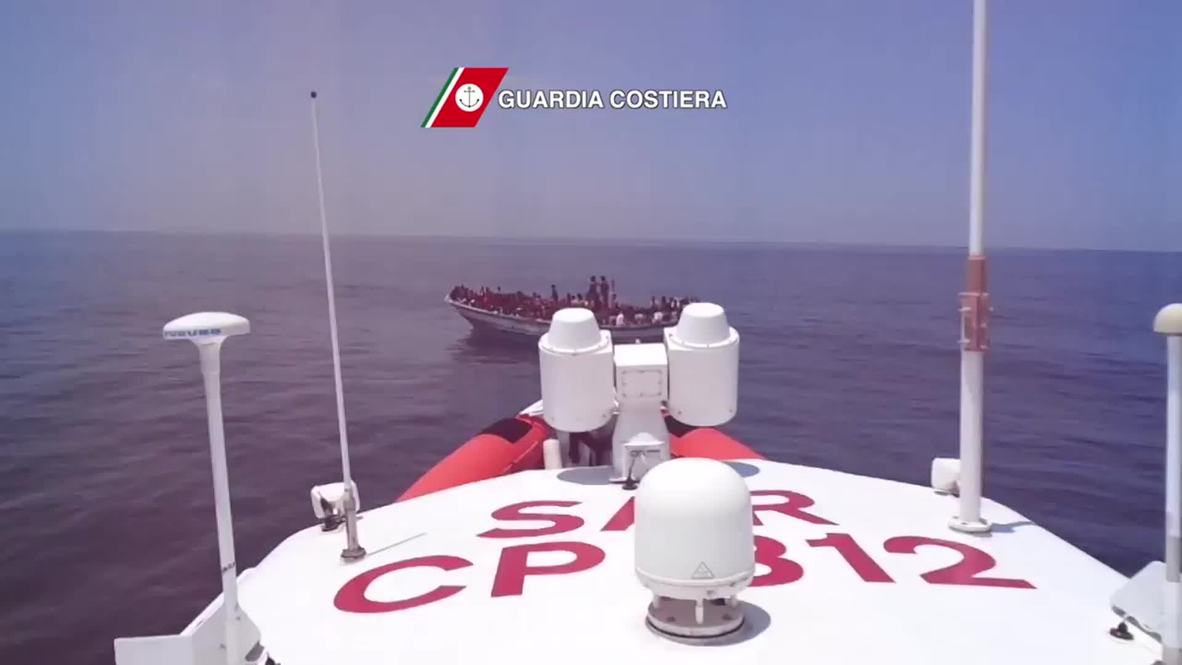 Libya: 888 migrants picked up by Italian coast guard