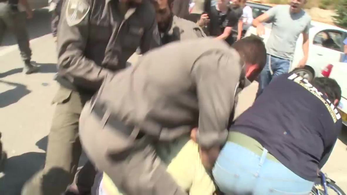 State of Palestine: Illegal settlers clash with Israeli Border Police