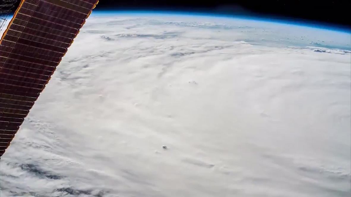 Space: Time-lapse ISS footage shows eye of Super Typhoon Soudelor