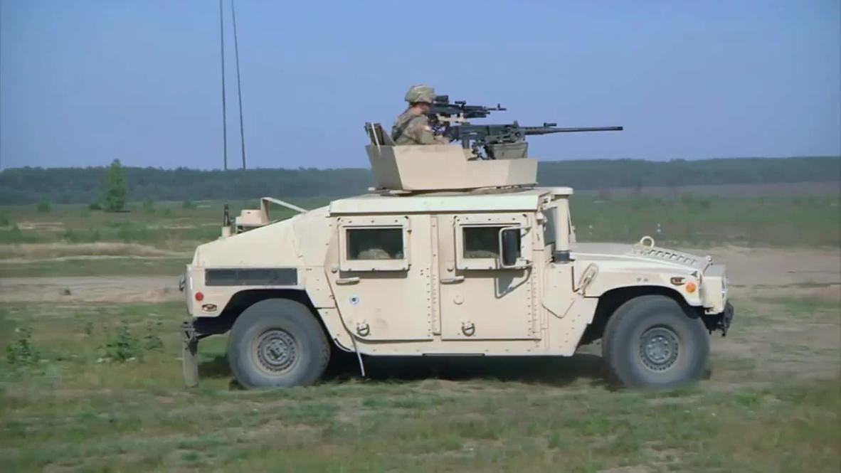 Lithuania: See NATO Humvees in live-fire exercises