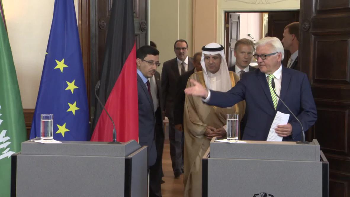 Germany: Assad must be removed soon to save Syrian infrastructure - Saudi FM al-Jubeir