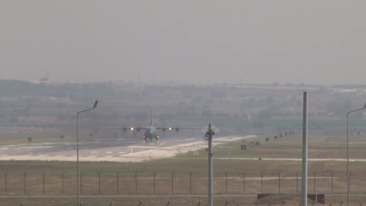 Turkey: US aircraft land at Incirlik Air Base