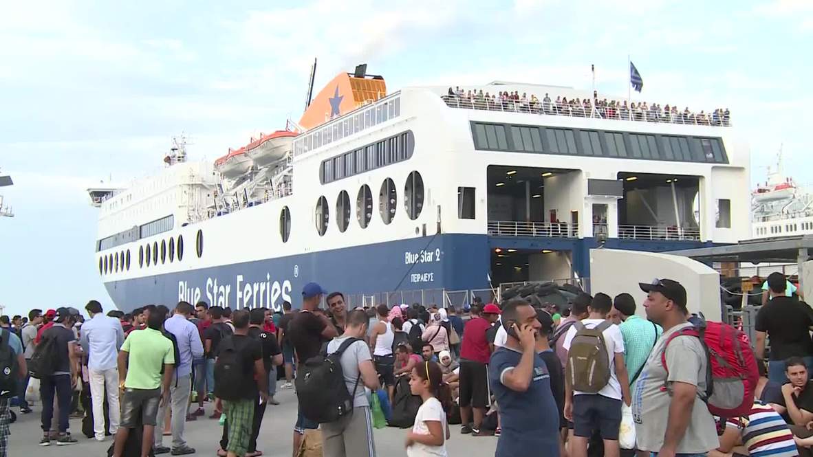Greece: Kos ‘eases’ migrant crisis by transferring thousands to Athens by ferry
