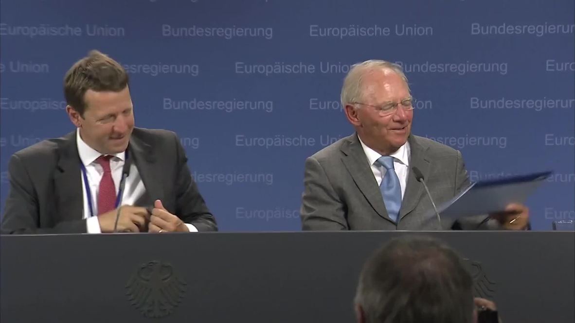 Belgium: FinMins need to be empowered says Schauble on third bailout program