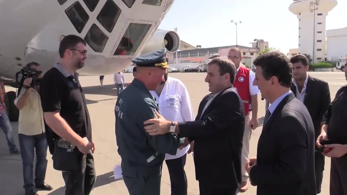 Syria: EMERCOM plane flies in aid supplies, evacuates foreign and local citizens