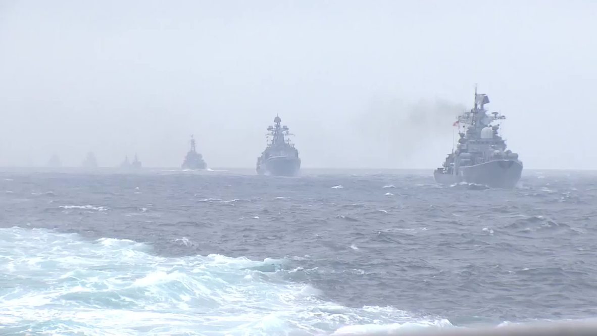 Russia: Naval parade marks end of Russian-Chinese 'Joint Sea' drills