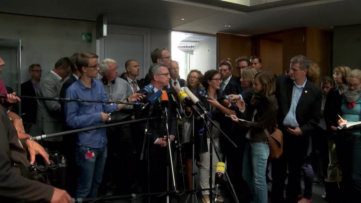 Germany: Interior Minister wants to change constitution to handle refugee influx