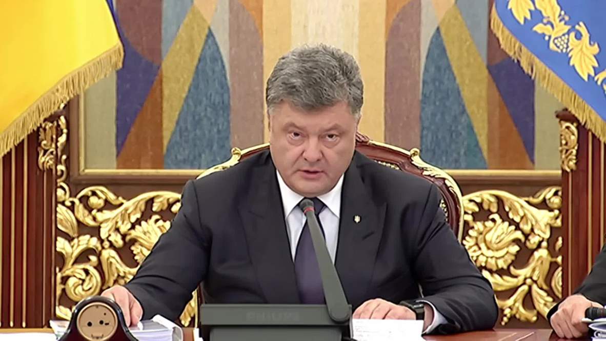 Ukraine: Poroshenko lauds EU's extension of Russia sanctions