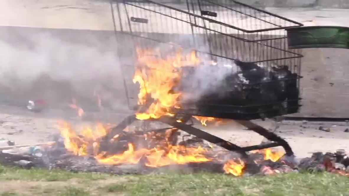 France: Farmers start fires in central Paris as protests heat up