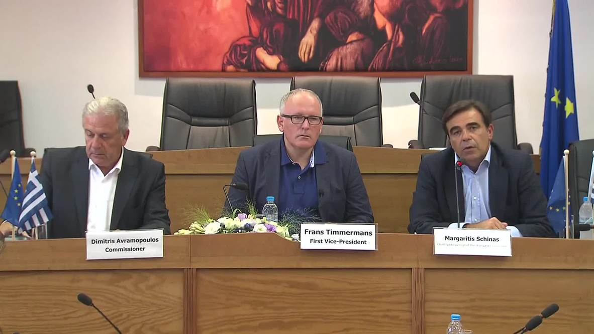 Greece: Europe 'left to xenophobes, extremists' if values are forgotten - Timmermans