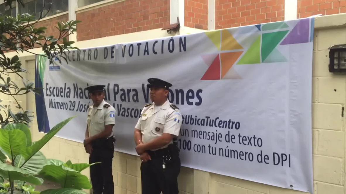 Guatemala: Voters cast ballots for new president after scandal