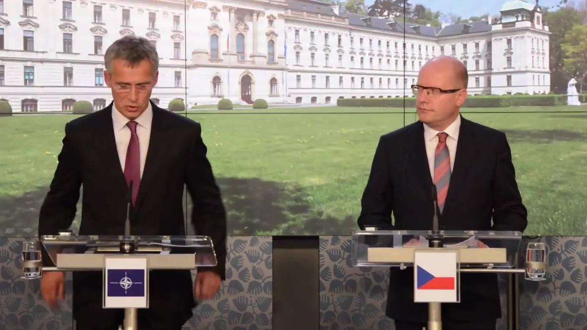 Czech Republic: Stoltenberg talks NATO expansion during Czech visit