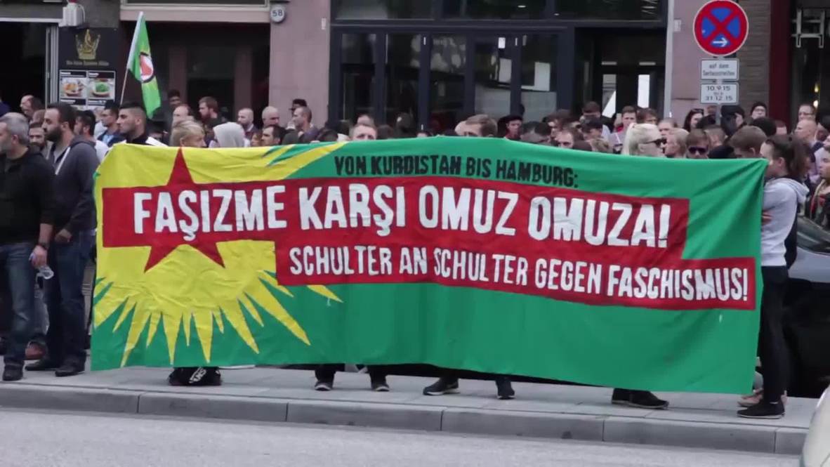 Germany: Kurdish activists rally in Hamburg in solidarity with PKK