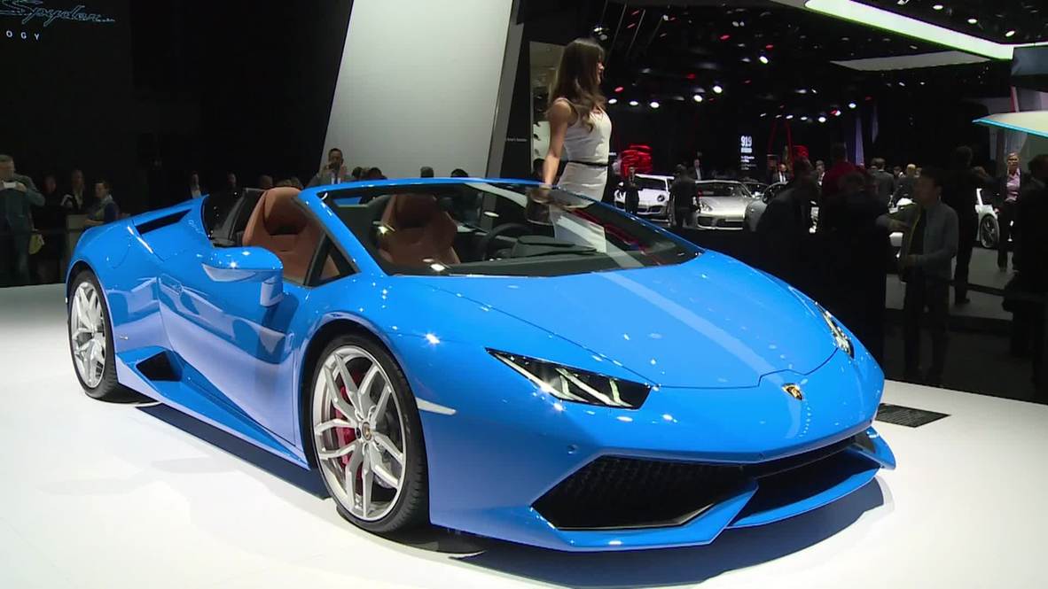 Germany: Lamborghini unveils new Huracan Spyder at Frankfurt Motor Show