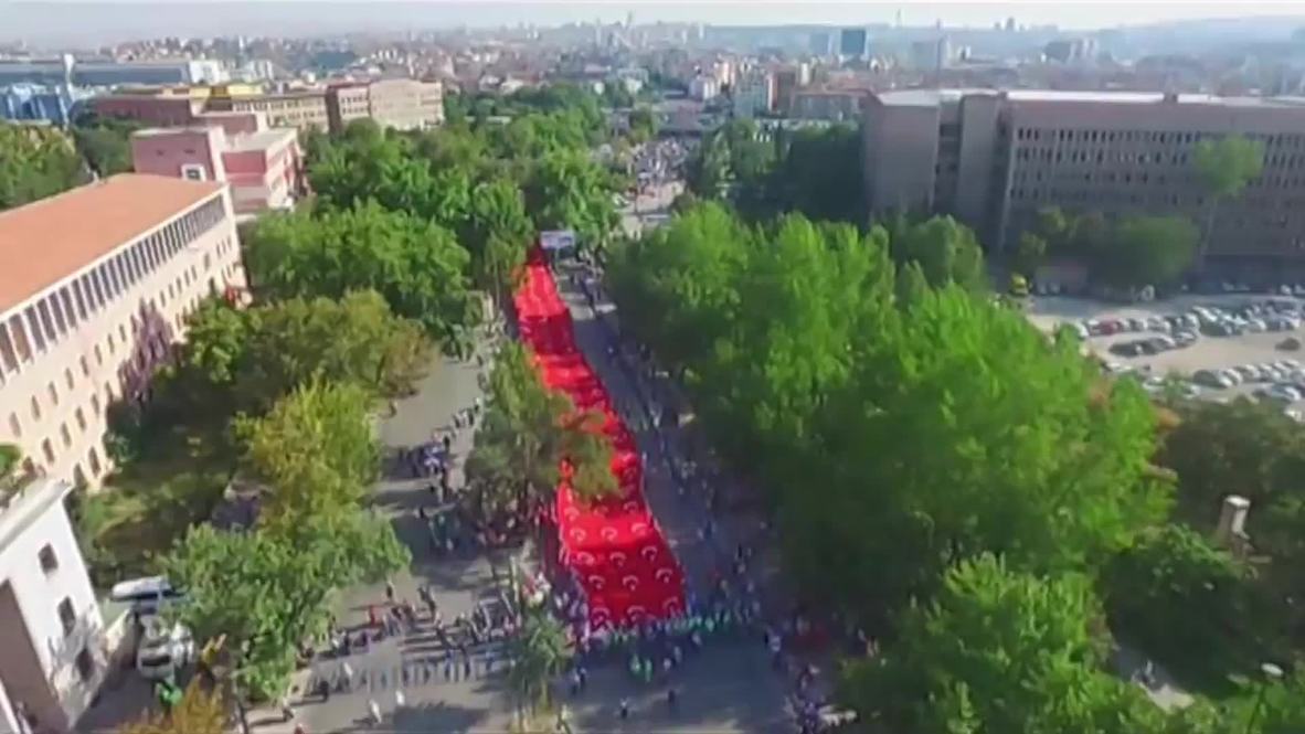 Turkey: Thousands march for national unity in Ankara