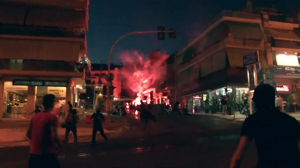 Greece: Anti-fascists clash with police in Athens