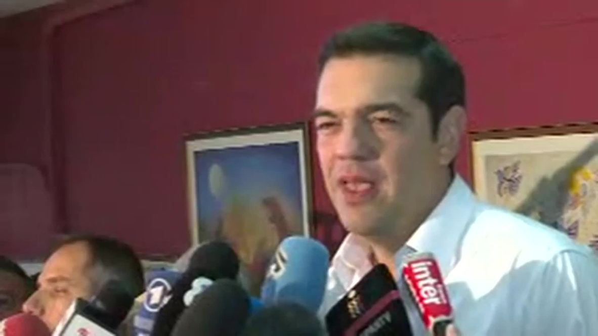 Greece: 'Greeks must take their future in own hands' - Tsipras