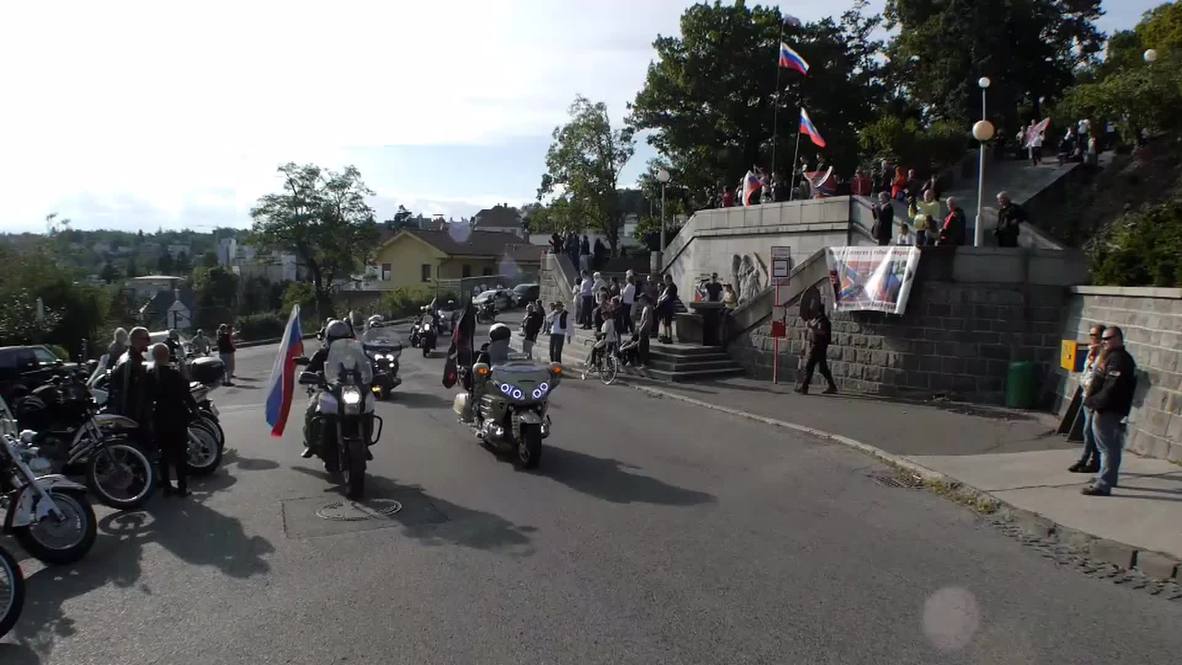 Slovakia: Night Wolves' 'Ride of Peace' ends at Slavin memorial in Bratislava