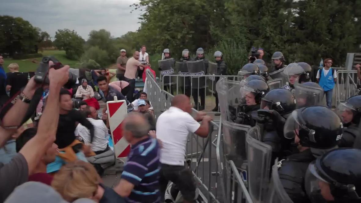 Croatia: Slovenian police pepper spray refugee at Harmica border