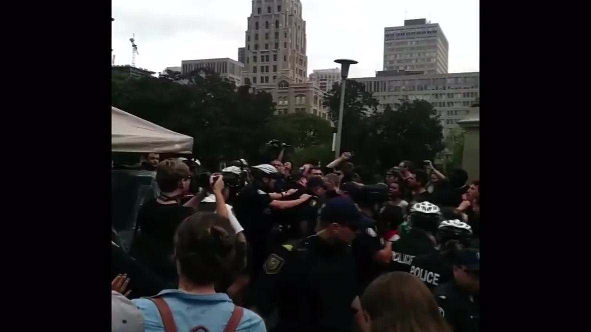 Canada: PEGIDA hold nation's first ever protest in Toronto