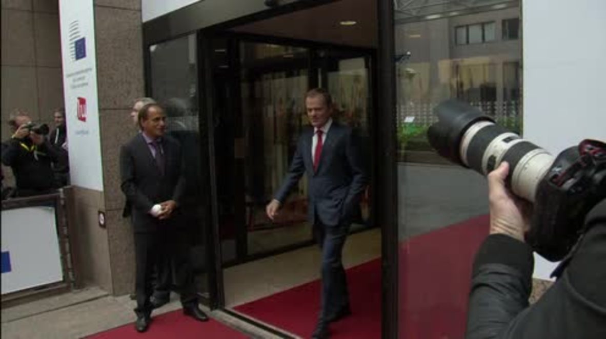 Belgium: 'The most urgent question is how to regain control of external borders' - Tusk