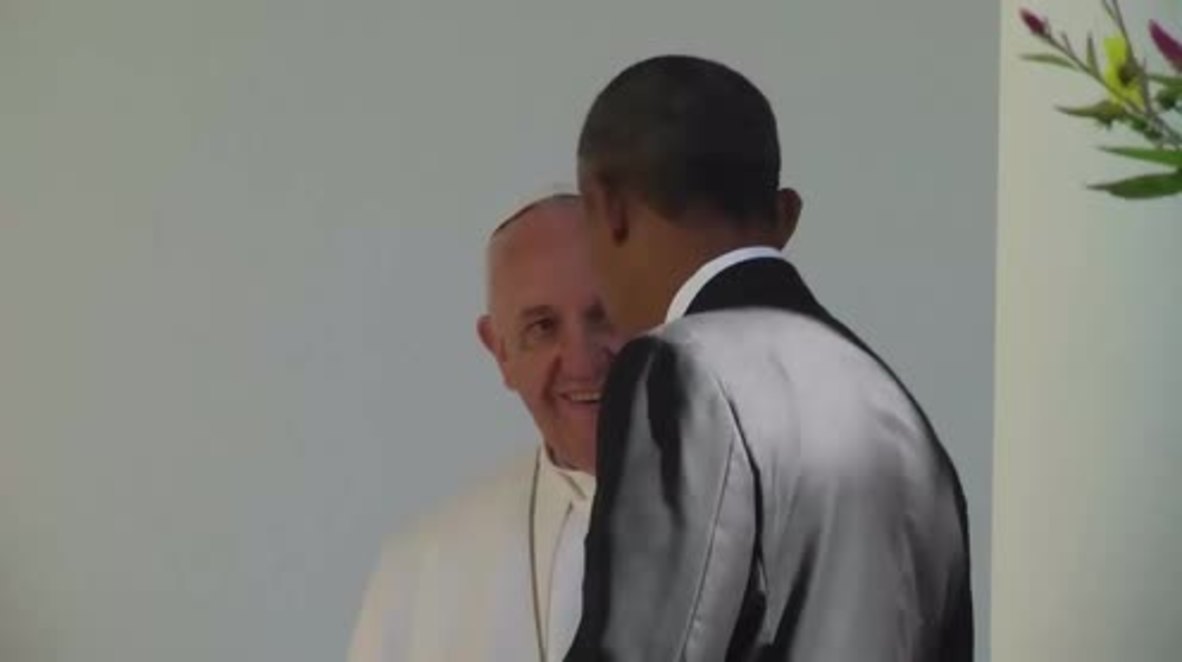 USA: Pope Francis visits Oval Office with President Obama