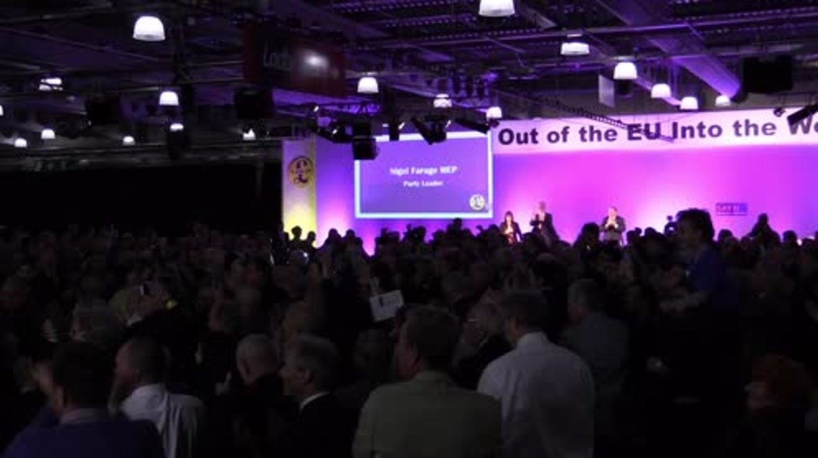 UK: Surprise! Farage attacks Corbyn at UKIP National Conference