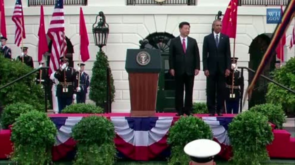USA: 'We welcome the rise of China' - Obama at joint address with Xi Jinping